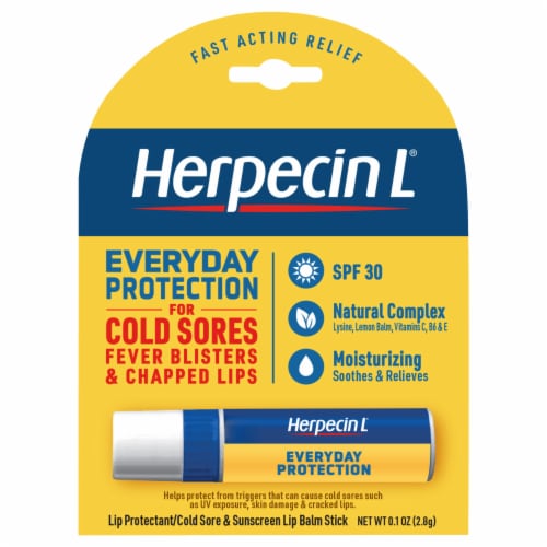 Herpecin-L® HL 30 Lip Protectant Cold Sore & Sunscreen Lip Balm Perspective: front