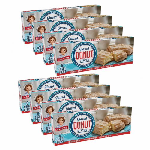 Little Debbie Donut Sticks 10 Oz (8 Boxes) Perspective: front