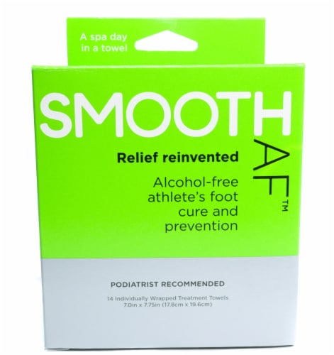 Smooth AF Athlete's Foot Treatment Towels Perspective: front