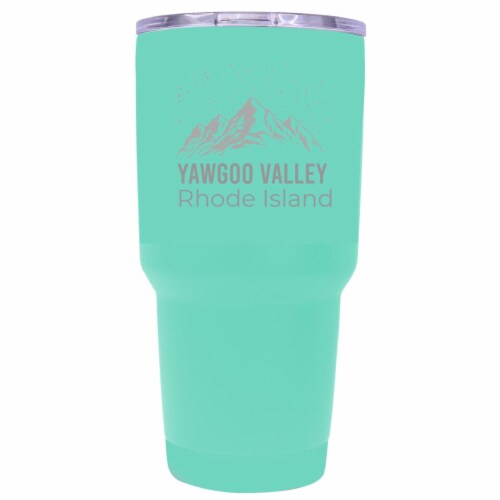 Yawgoo Valley Rhode Island Ski Snowboard Winter Souvenir Laser Engraved 24 oz Insulated Perspective: front