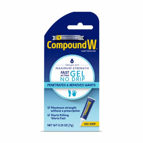 Compound W One Step Max Strength Invisible Wart Remover Strips, 14 ct -  Baker's