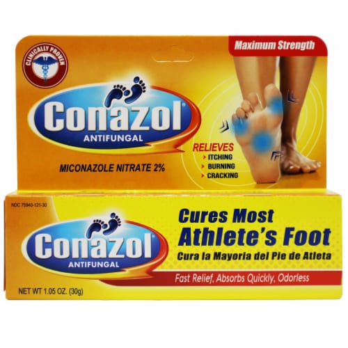 Conazol Antifungal Maximum Strength Foot Cream Perspective: front