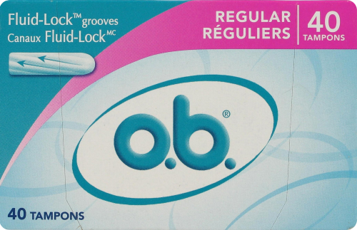 o.b. Regular Tampons Perspective: front