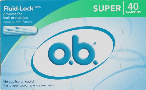 o.b. Super Tampons Perspective: front