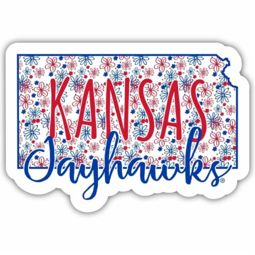 Kansas Jayhawks Customizable Vinyl Sticker - Multiple Sizes