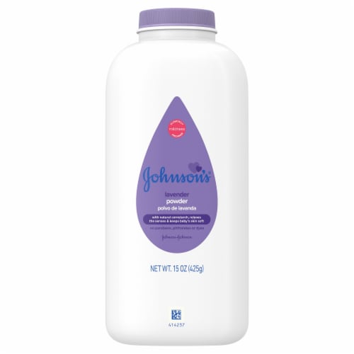 Johnson's® Lavender Baby Powder Perspective: front