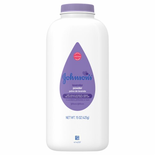 Johnson's® Lavender Baby Powder Perspective: front