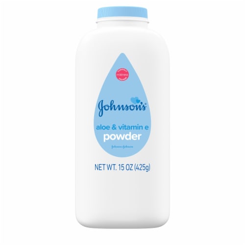 Johnson's Cornstarch Baby Powder With Aloe & Vitamin E Perspective: front