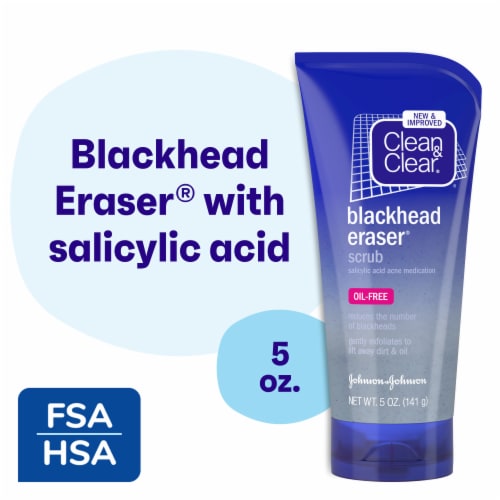 Clean & Clear® Blackhead Eraser Facial Scrub Perspective: front