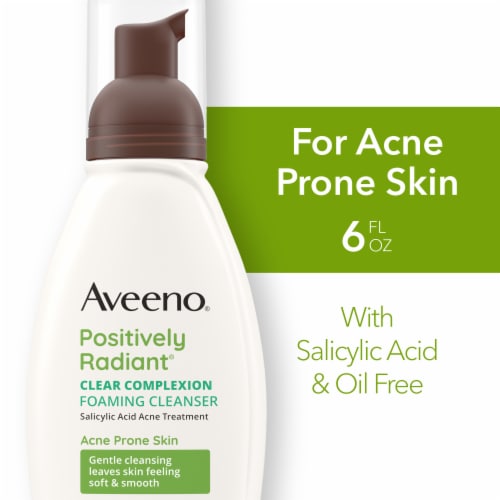 Aveeno Clear Complexion Foaming Cleanser Perspective: front