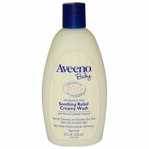 Aveeno Baby Cleansing Therapy Moisturizing Wash, Natural Oatmeal, 8 oz 