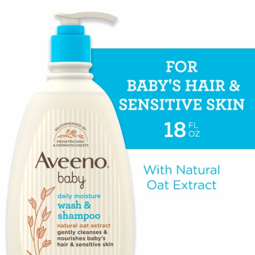 Aveeno Baby Wash & Shampoo, 18 fl oz - Fry's Food Stores