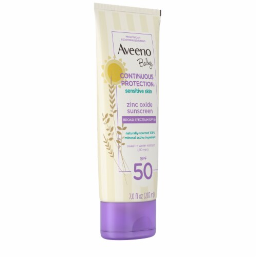 Aveeno baby sensitive skin best sale mineral sunscreen spf 50