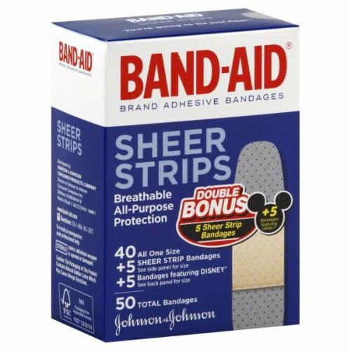 Band-Aid Sheer Strips Perspective: front