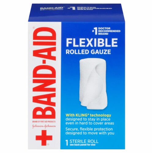 Band-Aid® Small Rolled Gauze Perspective: front