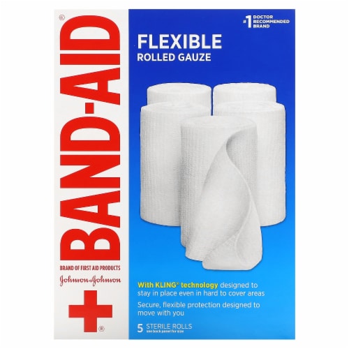 Band-Aid® Large Rolled Gauze Value Pack Perspective: front