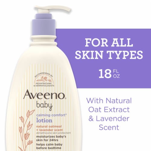 Aveeno Baby Calming Comfort Lotion Perspective: front