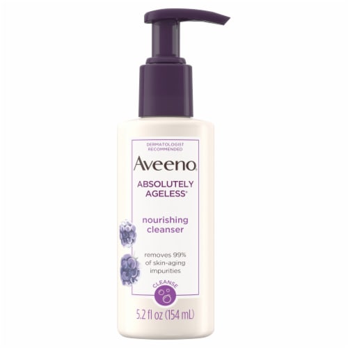 Aveeno® Absolutely Ageless Nourishing Facial Cleanser Perspective: front