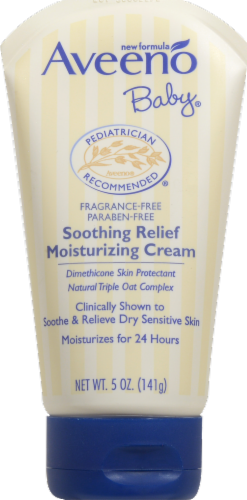 Aveeno Baby Soothing Relief Moisturizing Cream Perspective: front