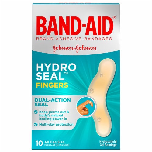 Band-Aid Hydro Seal Fingers One Size Hydrocolloid Gel Bandages 10 Count, 10  ct - Baker's