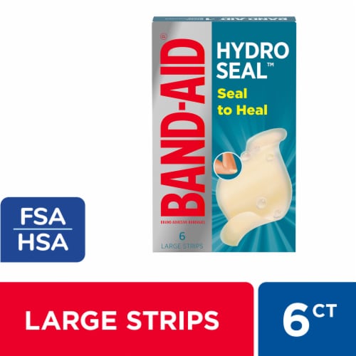 Band-Aid® Large Hydro Seal™ One Size Bandages, 6 ct - Baker's