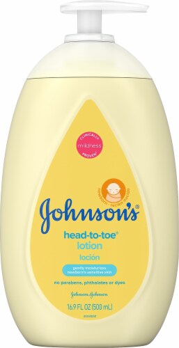 Johnson's® Head-to-Toe® Moisturizing Baby Body Lotion Perspective: front