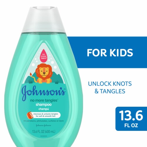 Johnson's Paraben Free No More Tangles Kids Shampoo Perspective: front