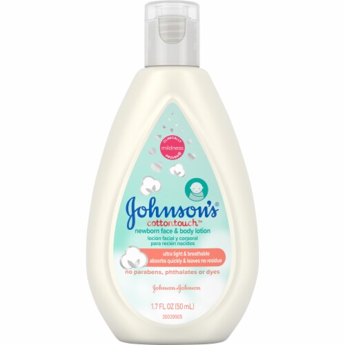 Johnson's Baby CottonTouch Newborn Face and Body Lotion Perspective: front