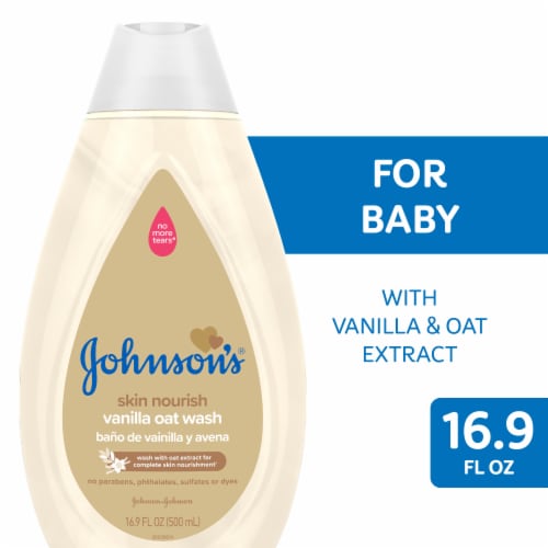 Johnson's Skin Nourish Vanilla Oat Wash Perspective: front