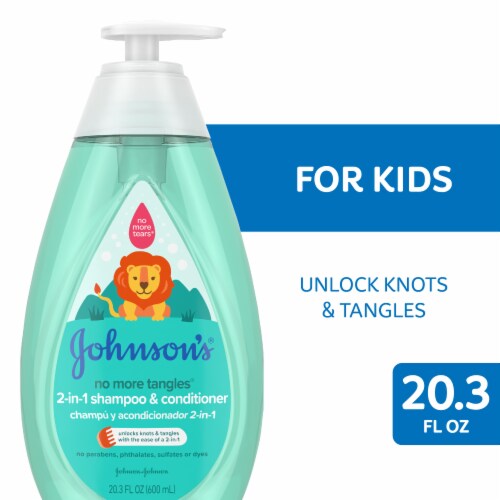 Johnson's Detangling 2-in-1 Kids Shampoo & Conditioner Perspective: front