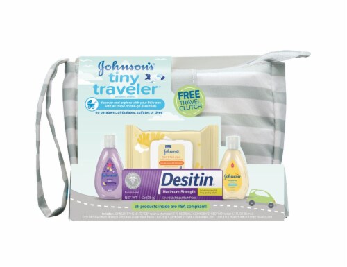 Johnson's® Tiny Traveler Bath & Sink Essentials Perspective: front