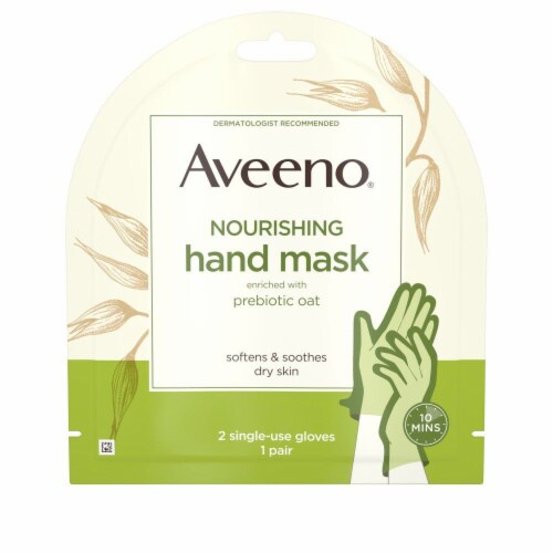 Aveeno Nourishing Hand Mask  with Prebiotic Oat Perspective: front