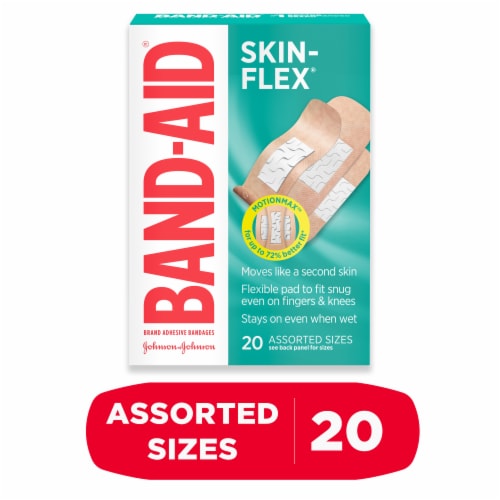 Band-Aid Brand Skin-Flex Assorted Adhesive Bandages, 20 ct - Kroger