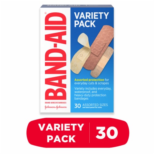 Kroger® Advanced Antibacterial Fabric Bandages Assorted Sizes, 30 ct -  Kroger