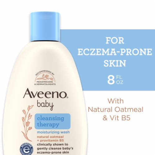 Aveeno® Baby Cleansing Therapy Moisturizing Wash Perspective: front