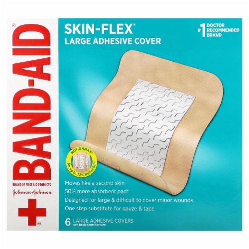 Band-Aid® Skin-Flex® Large Adhesive Cover Perspective: front