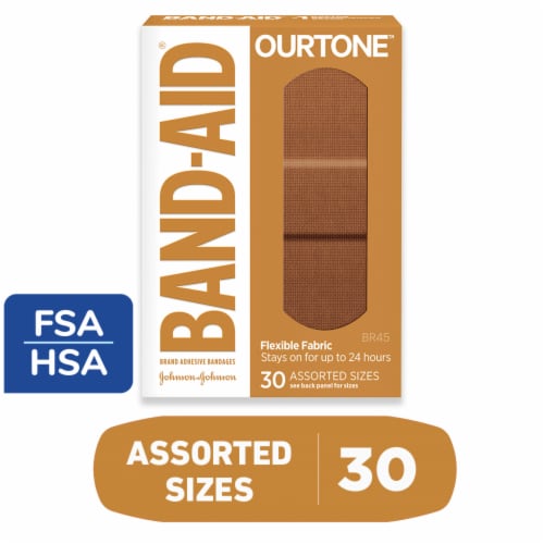 Band-Aid Brand Ourtone Br45 Adhesive Bandages Perspective: front