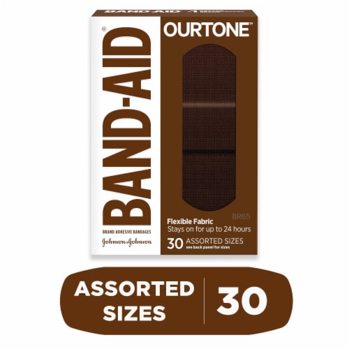 Band-Aid Brand Ourtone Adhesive Bandages, Br65 Perspective: front