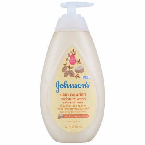 Johnson's® Baby Skin Nourish Shea & Cocoa Butter Moisture Wash Perspective: front