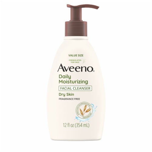 Aveeno Daily Moisturizing Facial Cleanser With Soothing Oat Perspective: front