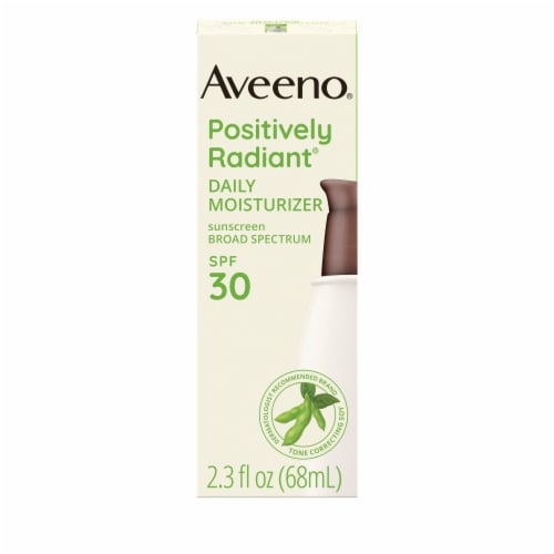 Aveeno Positively Radiant Daily Moisturizer SPF 30 Perspective: front