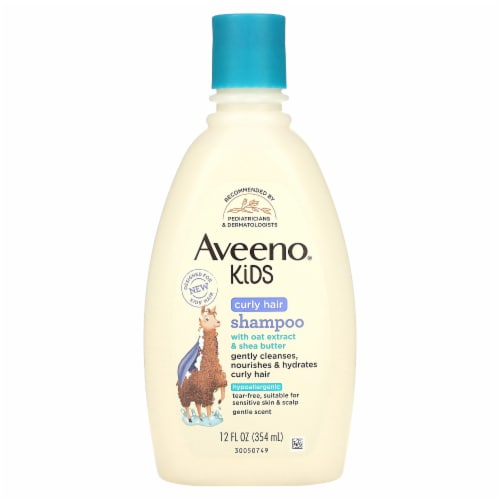 Aveeno® Kids Cirly Hair Shampoo Perspective: front