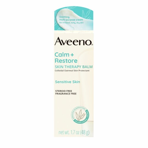 Aveeno Calm + Restore Skin Therapy Balm Perspective: front