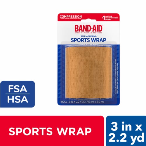 Band-Aid Brand First Aid Self-Adhering Sports Wrap Perspective: front