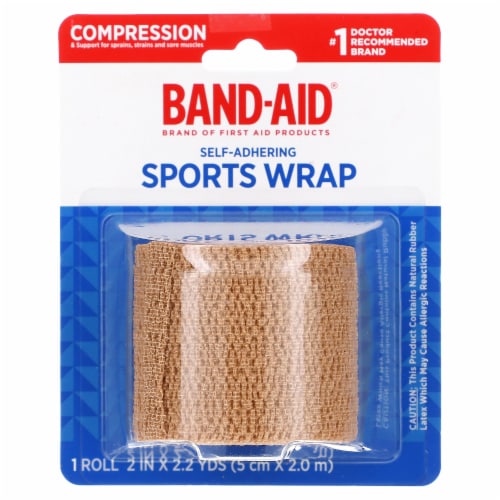 Band-Aid® Self-Adhering Sports Wrap Perspective: front