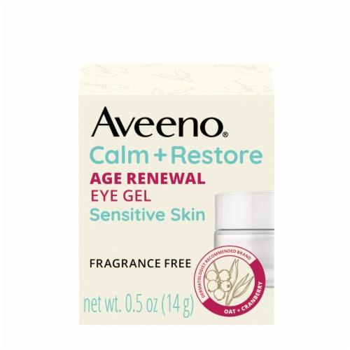 Aveeno Calm + Restore Age Renewal Eye Gel, Anti-Aging & Fragrance-Free Perspective: front