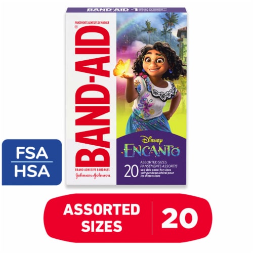 BAND-AID Brand For Kids Disney's Encanto Assorted Bandages Perspective: front