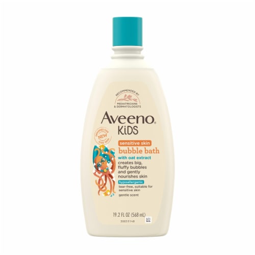 Aveeno® Kids Sensitive Skin Bubble Bath With Oat Extract Perspective: front