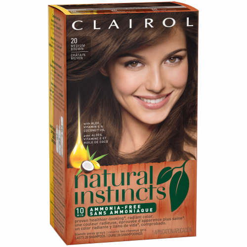 Natural Instincts 20 Medium Brown Hair Color Kit, 1 ct - Fred Meyer
