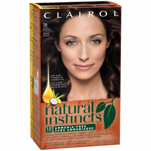 Clairol Natural Instincts Nutmeg Hair Color Perspective: front
